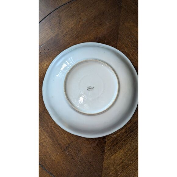 Vintage "M" NORITAKE Fine Bone China Japan Hand Painted Blue Bowl Floral Roses - Picture 5 of 5